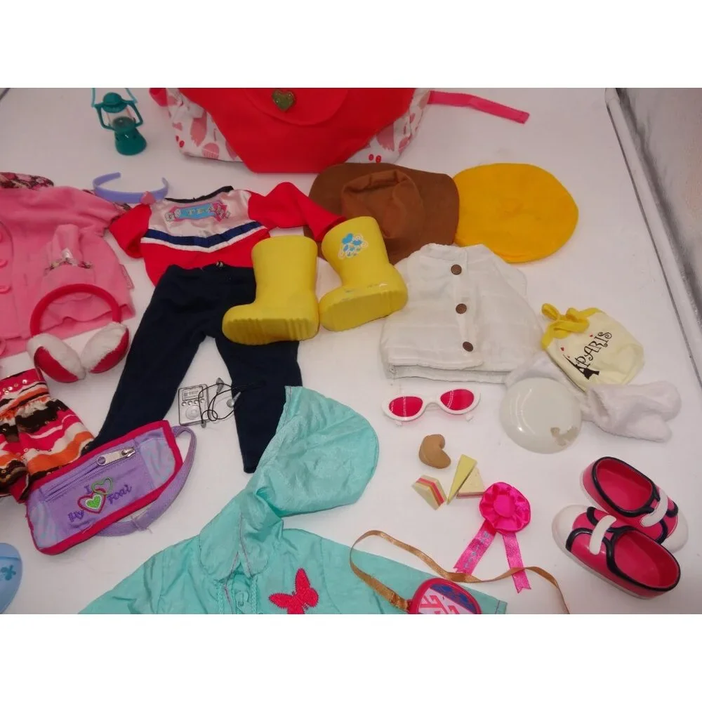 Our Generation‎ Doll Clothing for 18 inch Doll 18 plus Pieces Backpack Rainboot